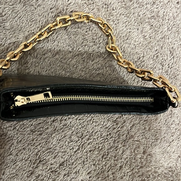 Zara Croc Embossed Handbag - Picture 3 of 9